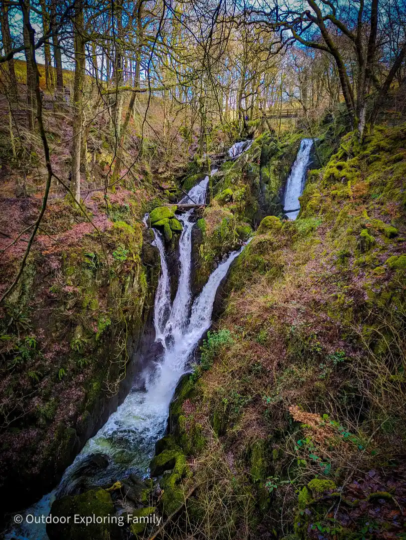 An image depicting the trail Stock Ghyll force and its surrounding area.