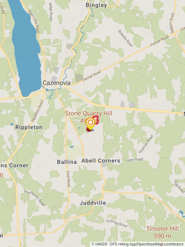 Stone Quarry Hill Loop mobile static map