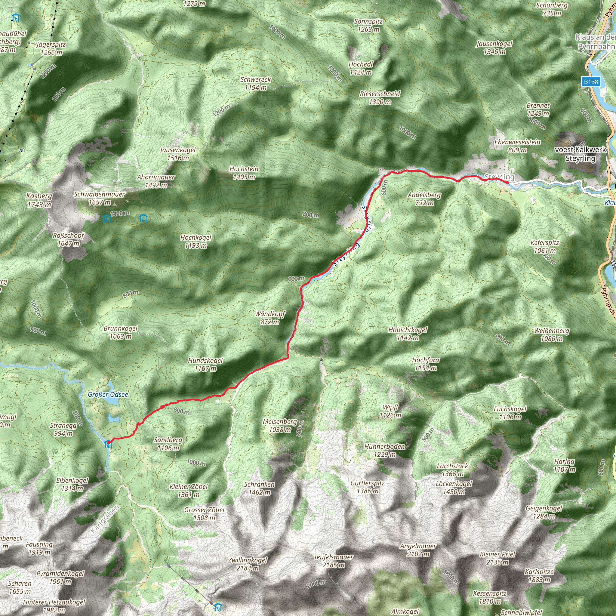 Brunnental - Ring – Ödseen Lakes mobile static map