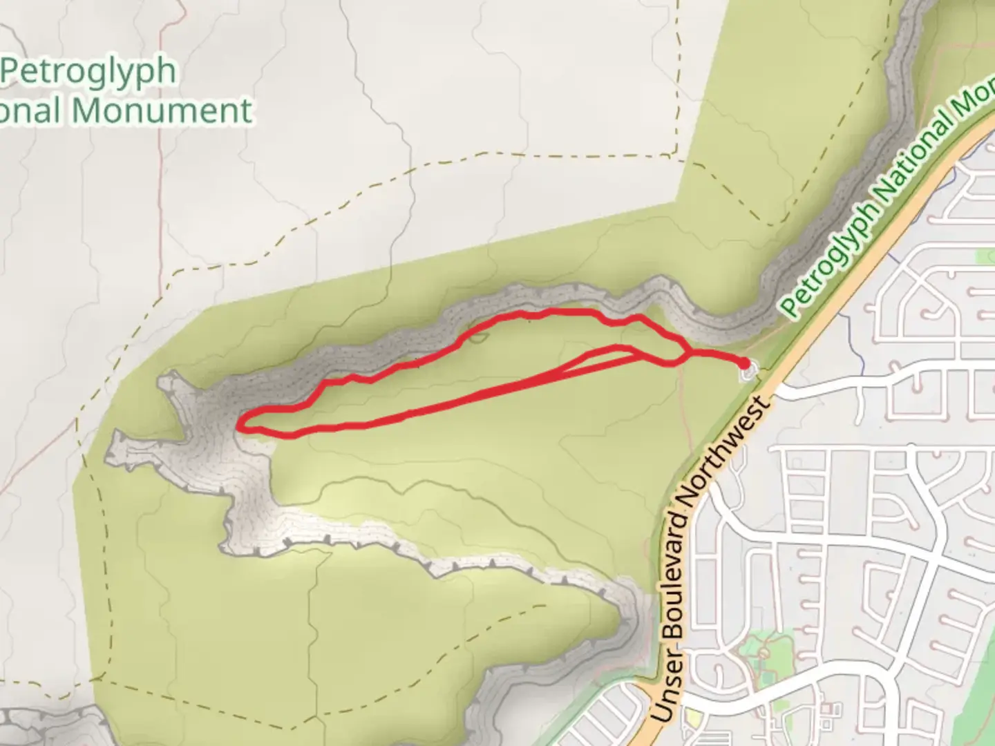 An image depicting the trail Rinconada Canyon Loop Trail and its surrounding area.