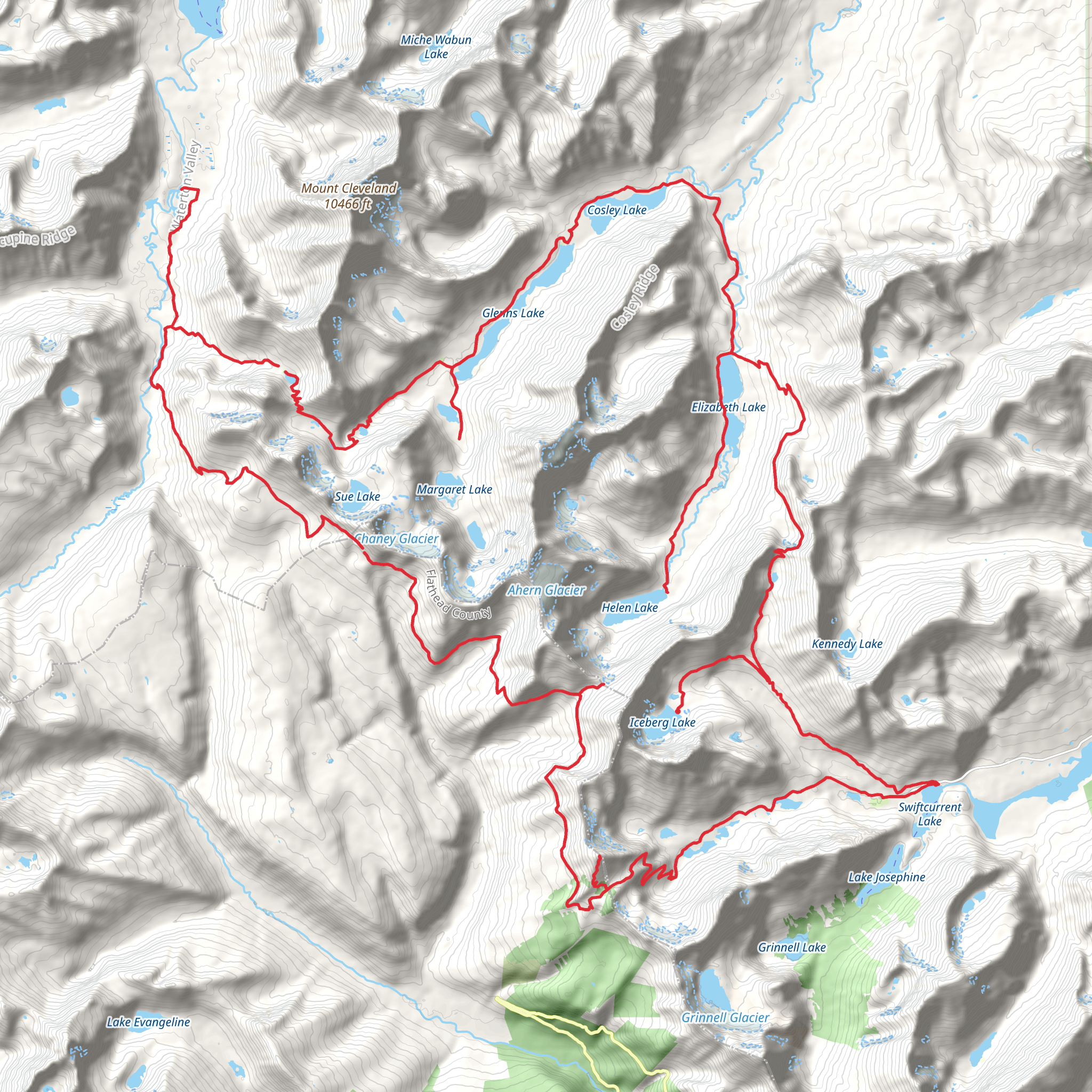 Swift Current Loop mobile static map