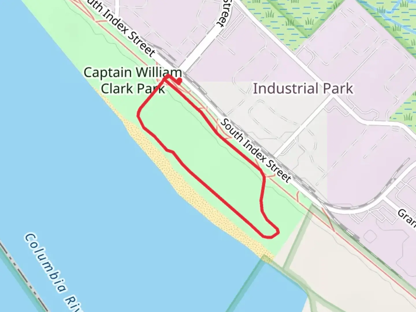 An image depicting the trail Captain William Clark Park Loop and its surrounding area.
