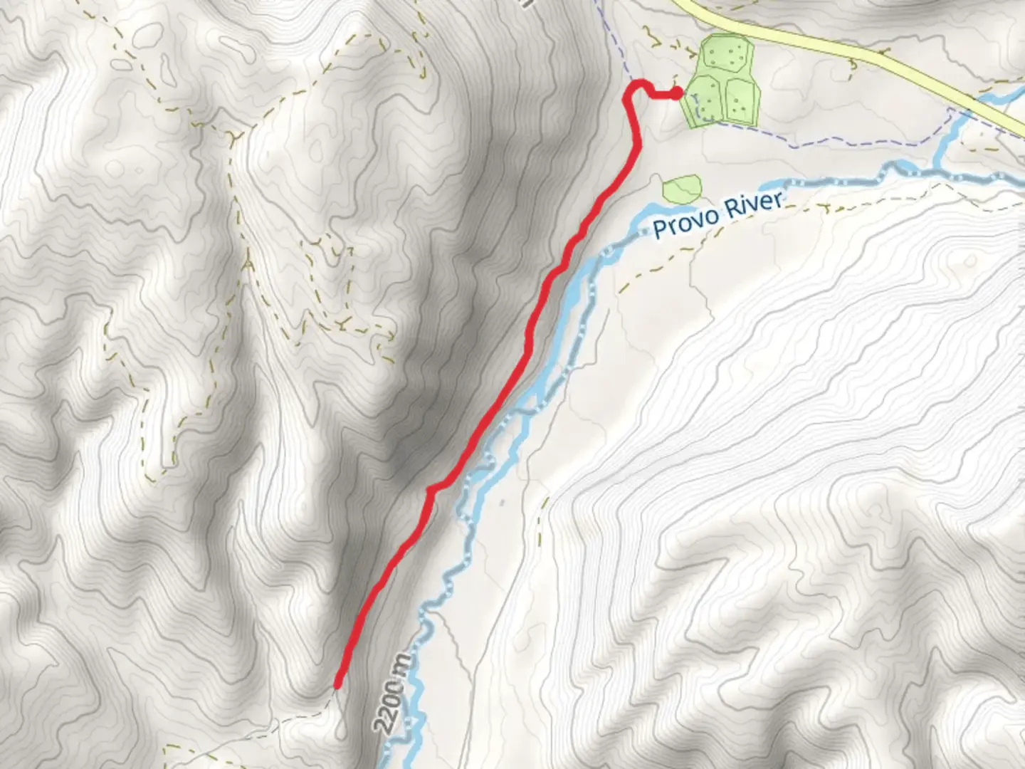 An image depicting the trail Pine Valley Trail and its surrounding area.