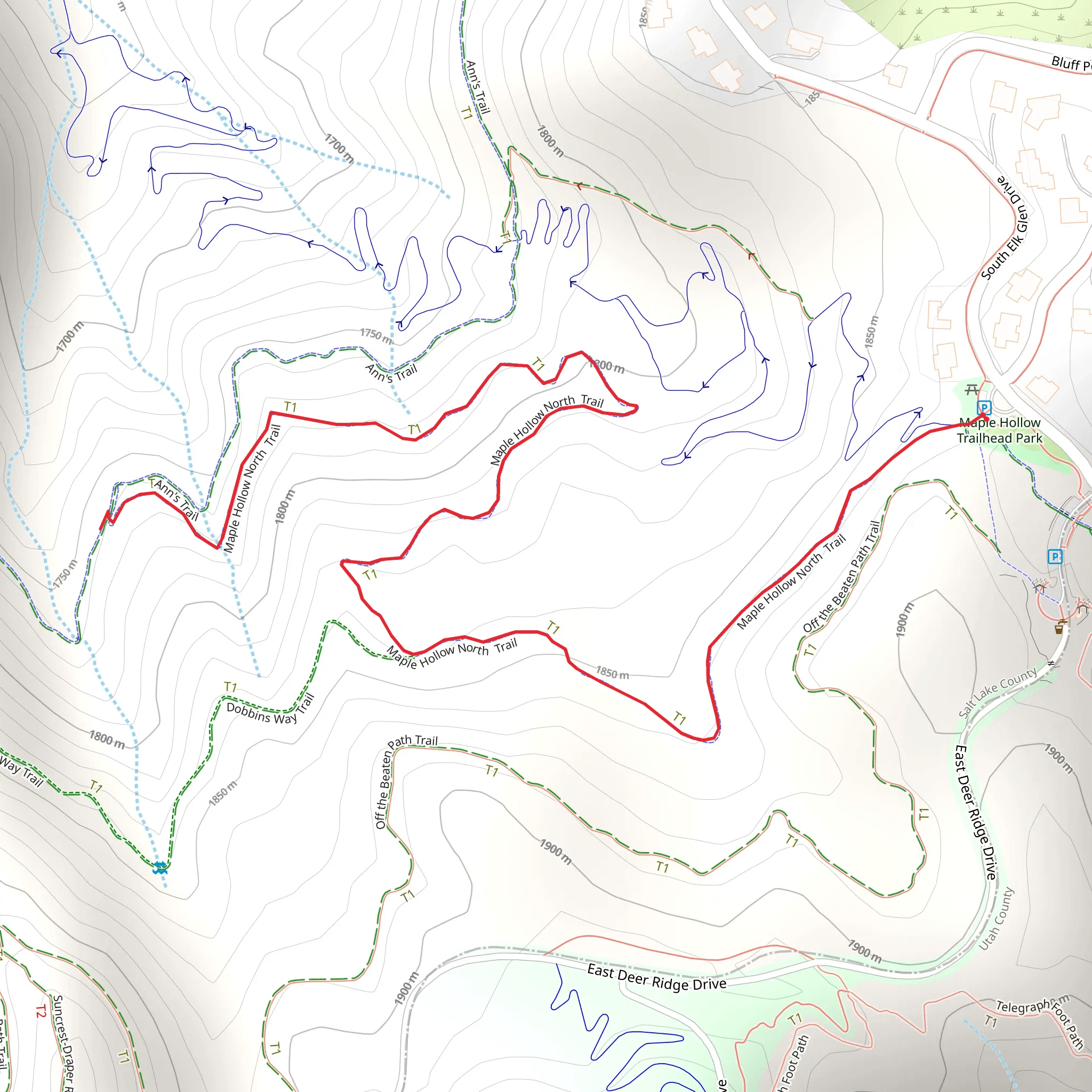 Maple Hollow North Walk mobile static map