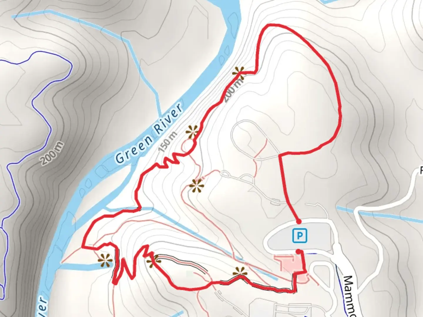 An image depicting the trail Green River Bluffs - Heritage Loop Trail and its surrounding area.