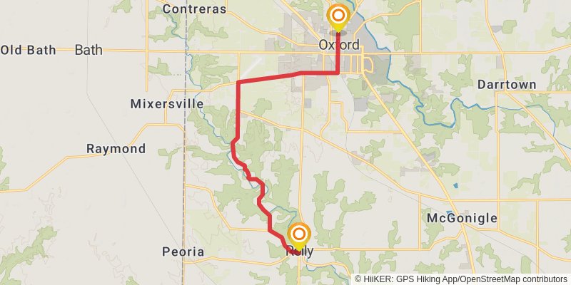 American Discovery Trail North Route - Ohio stage 3 Map