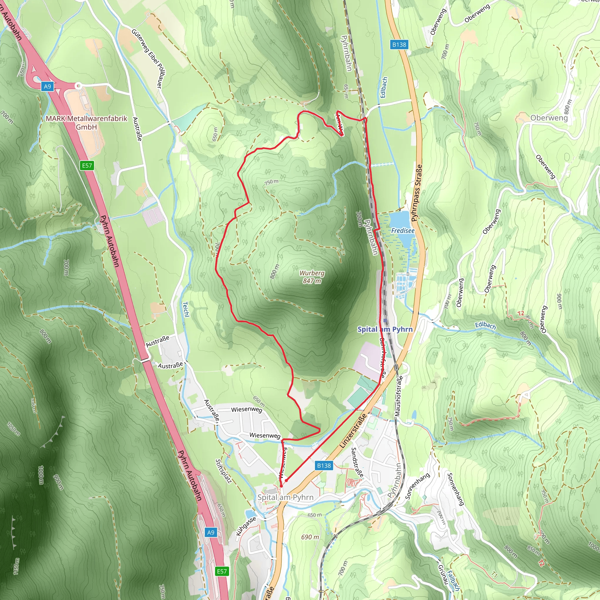 Wur Course - Red S4 mobile static map
