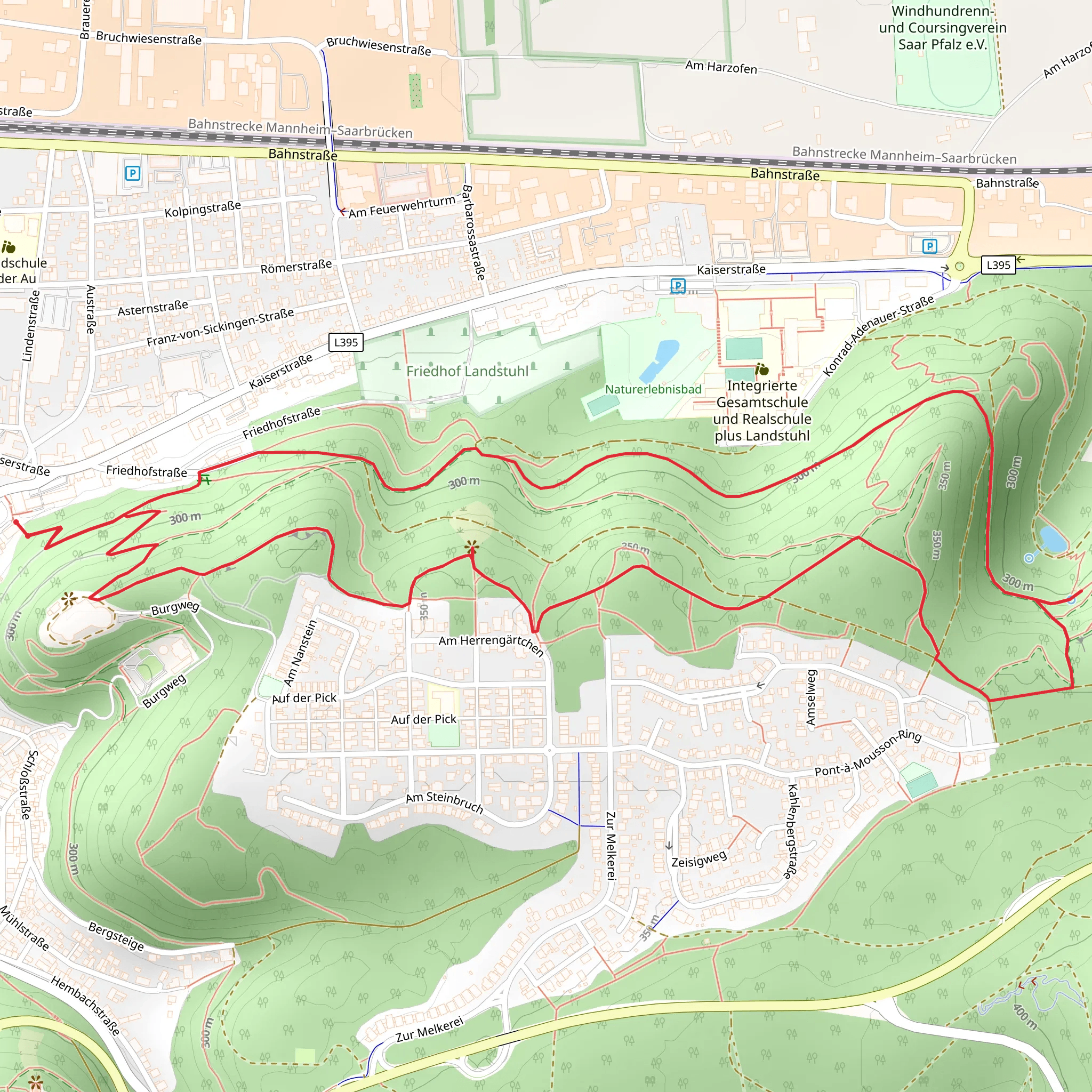 Herrengärtchen via Saar-Pfalz Weg mobile static map