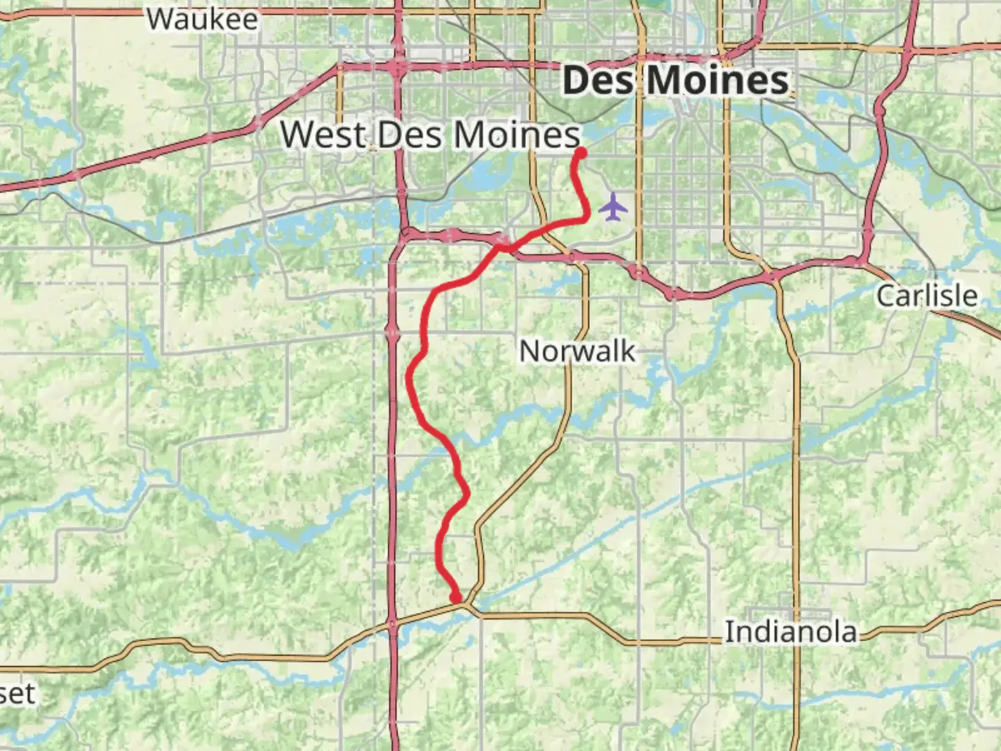An image depicting the trail Great Western Trail and its surrounding area.