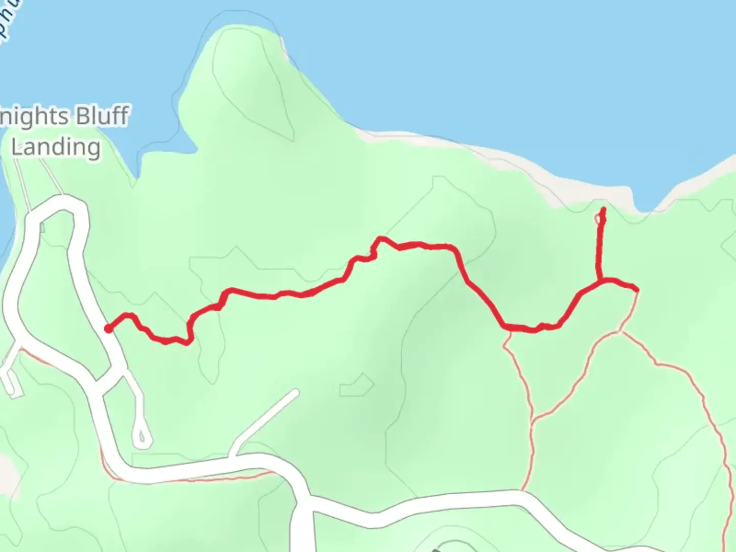 An image depicting the trail Volksmarch Trail and its surrounding area.