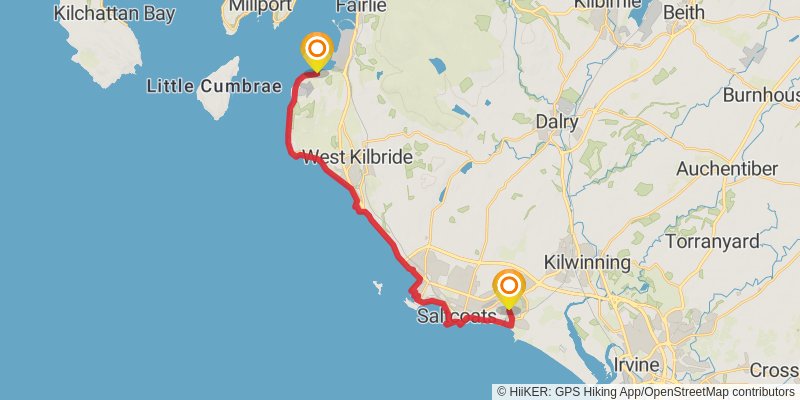 Firth o Clyde Rotary Trail stage 9 Map