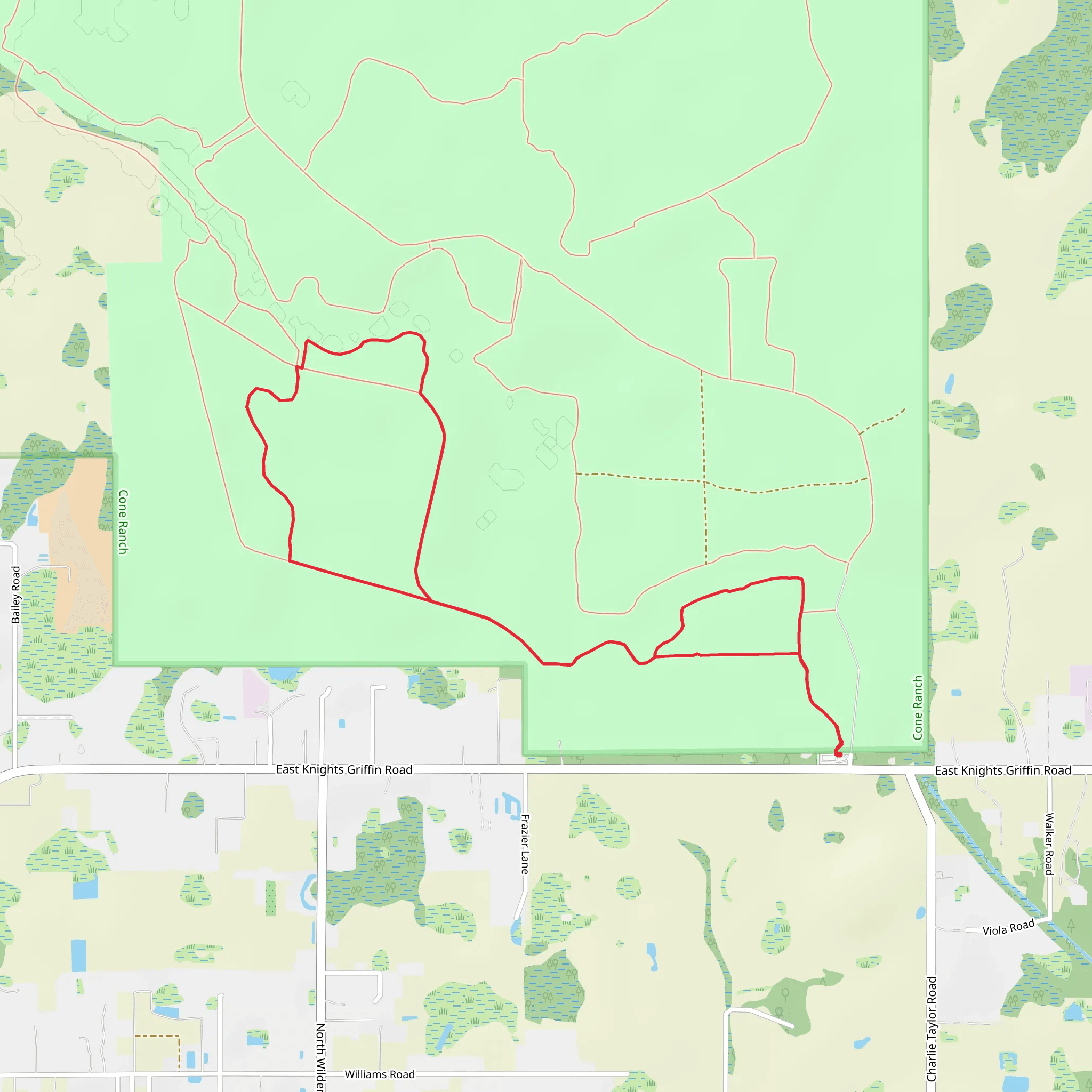 Southeast and Southwest Loop mobile static map