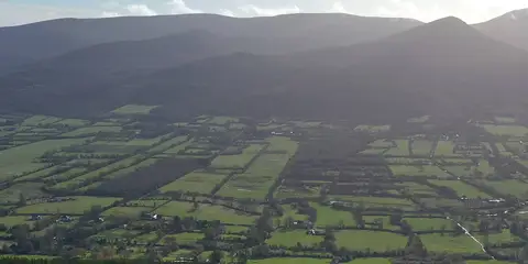 An image depicting the trail Knockanroe Woods - Silvermines - Knockanroe Loop and its surrounding area.