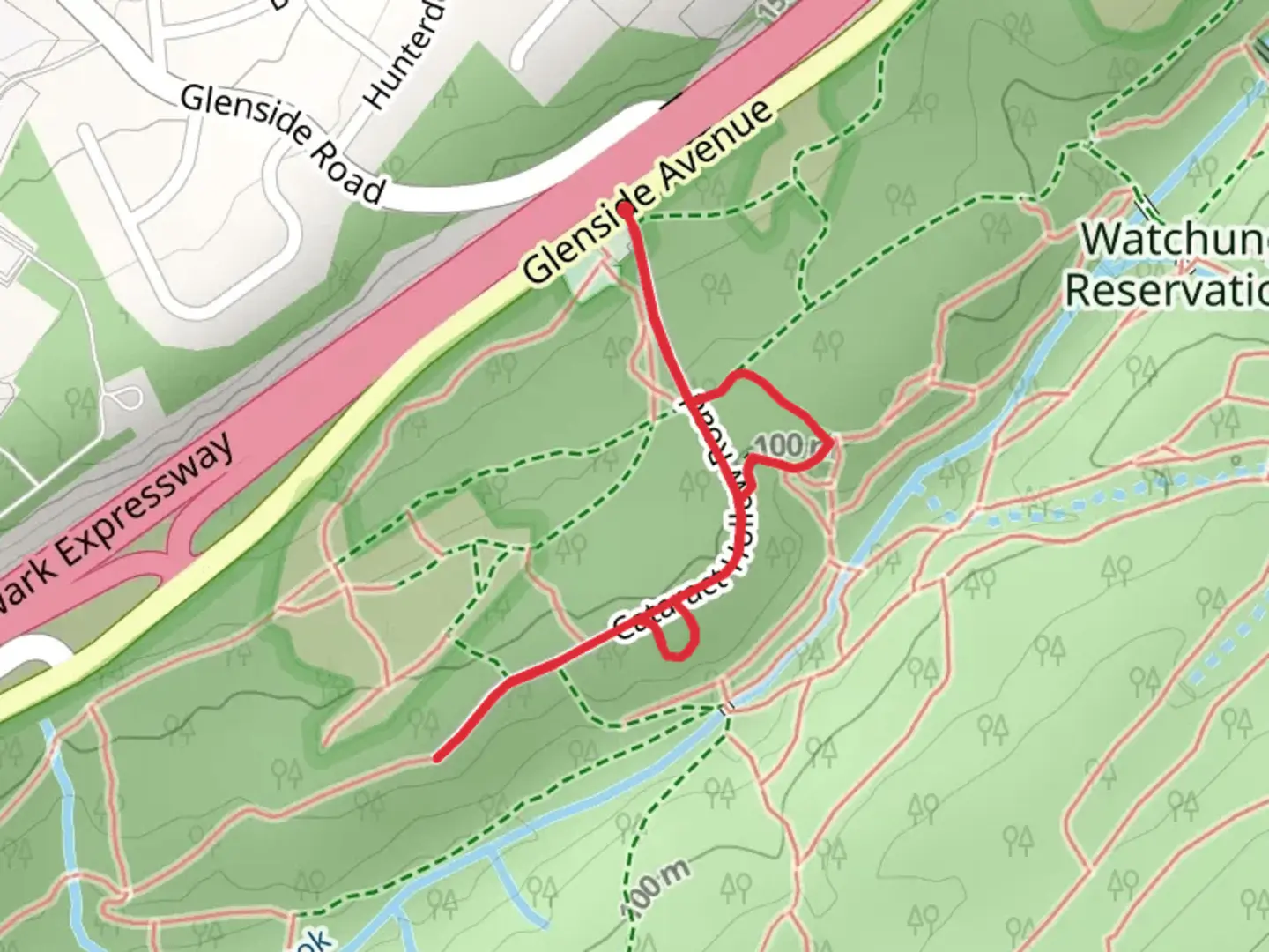 An image depicting the trail White Trail and its surrounding area.