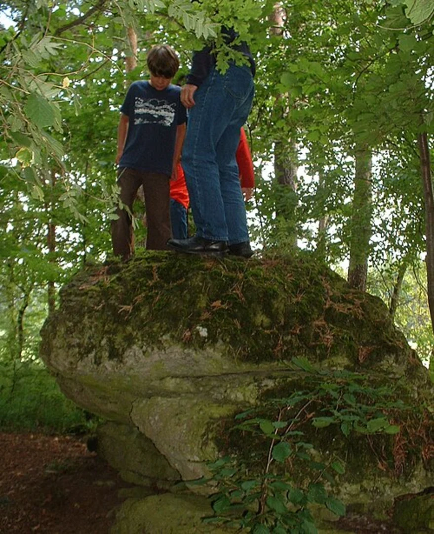 An image depicting the trail Voitmannsdorf to Königsfeld Loop and its surrounding area.