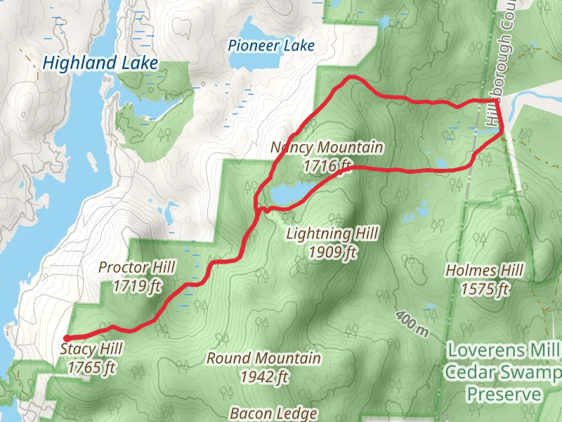 Trout Pond and Nancy Mountain Loop Trail