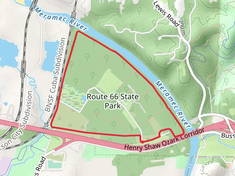 Outer Loop Trail - Meramec River