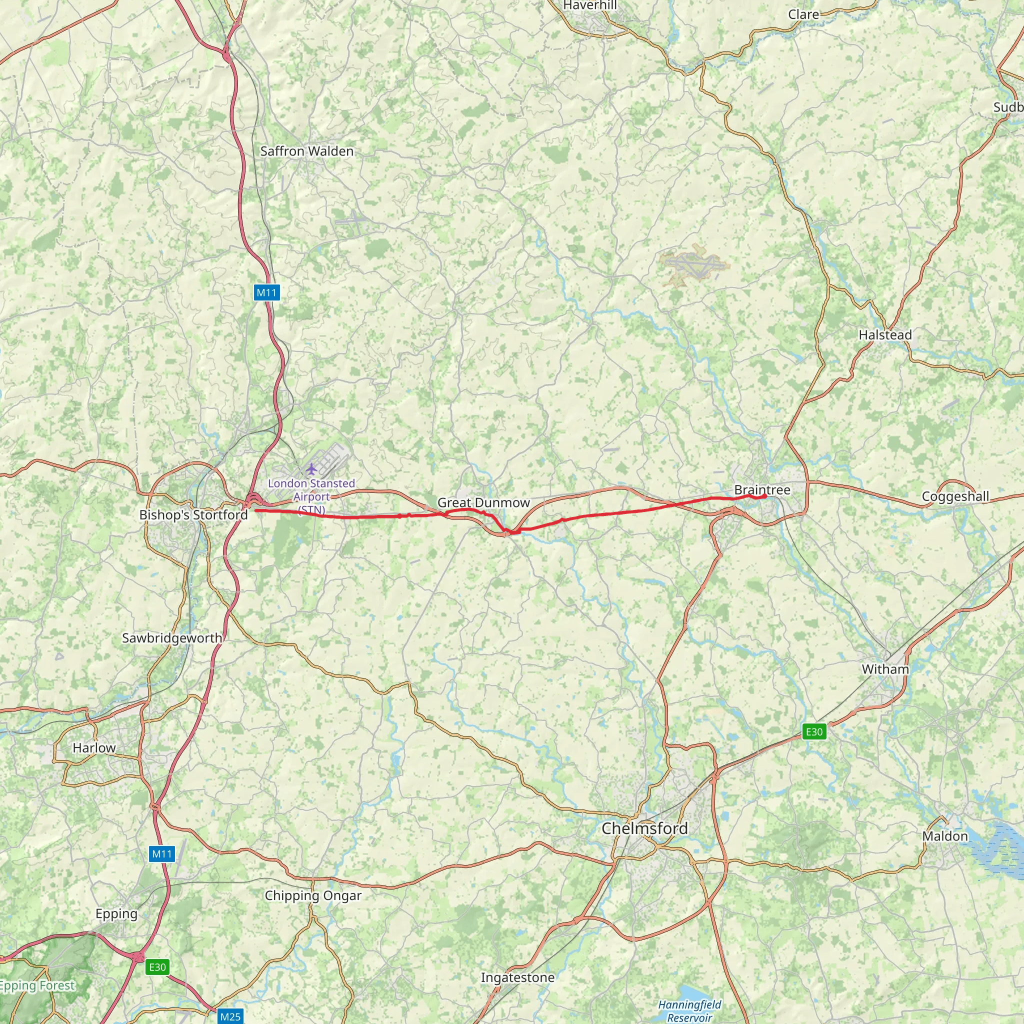 Flitch Way mobile static map