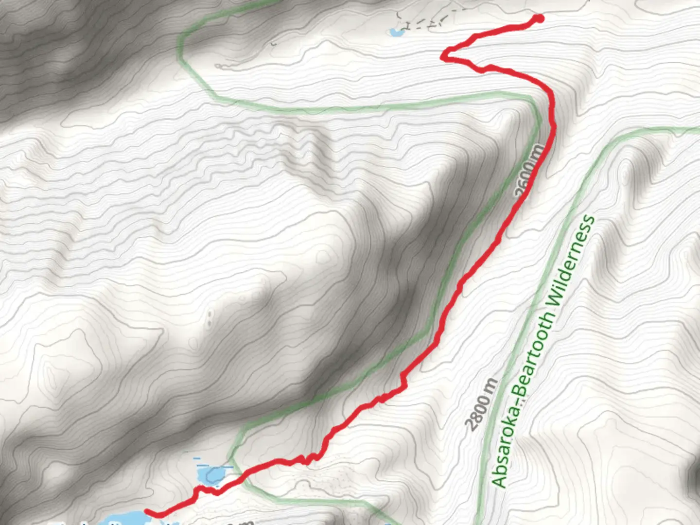 An image depicting the trail Timberline Lake and its surrounding area.