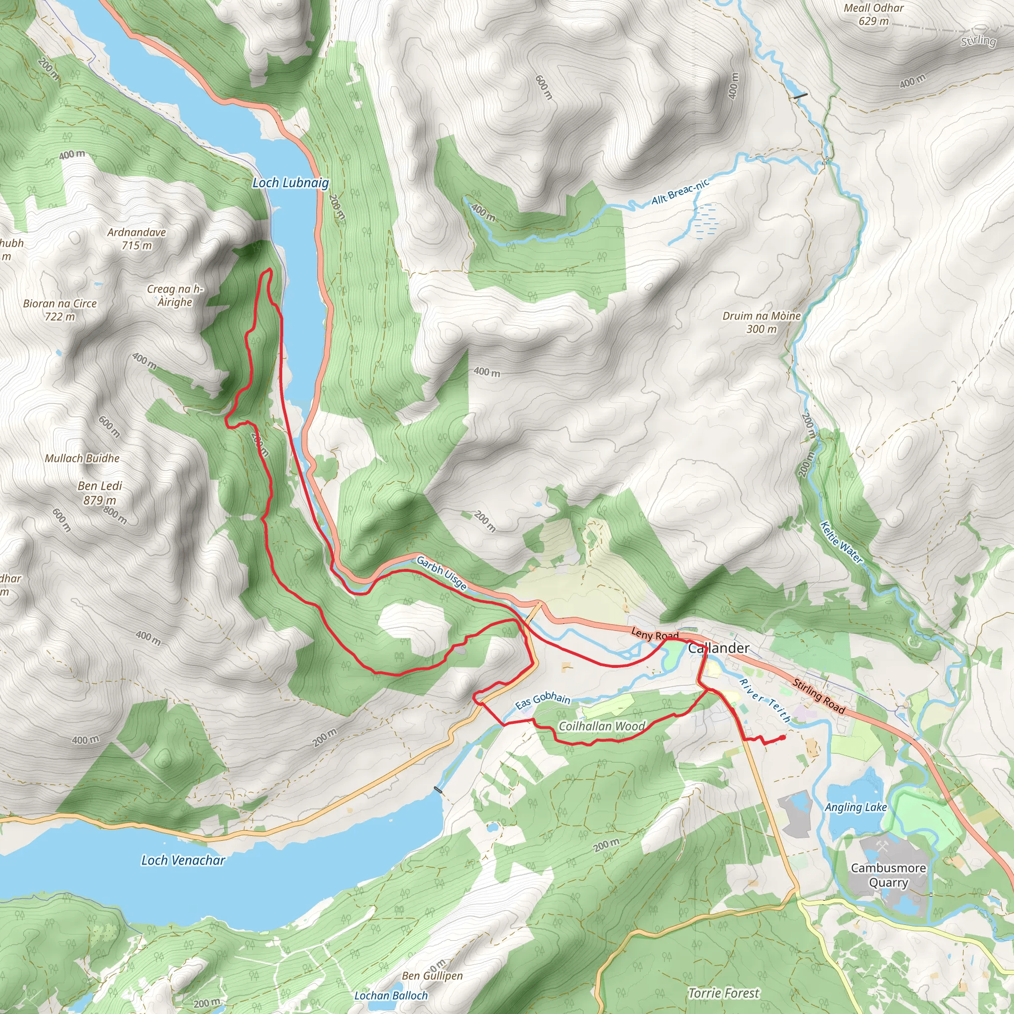Cancer research hike mobile static map