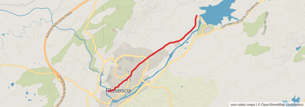 GR 110 Valle del Jerte stage 2 Map