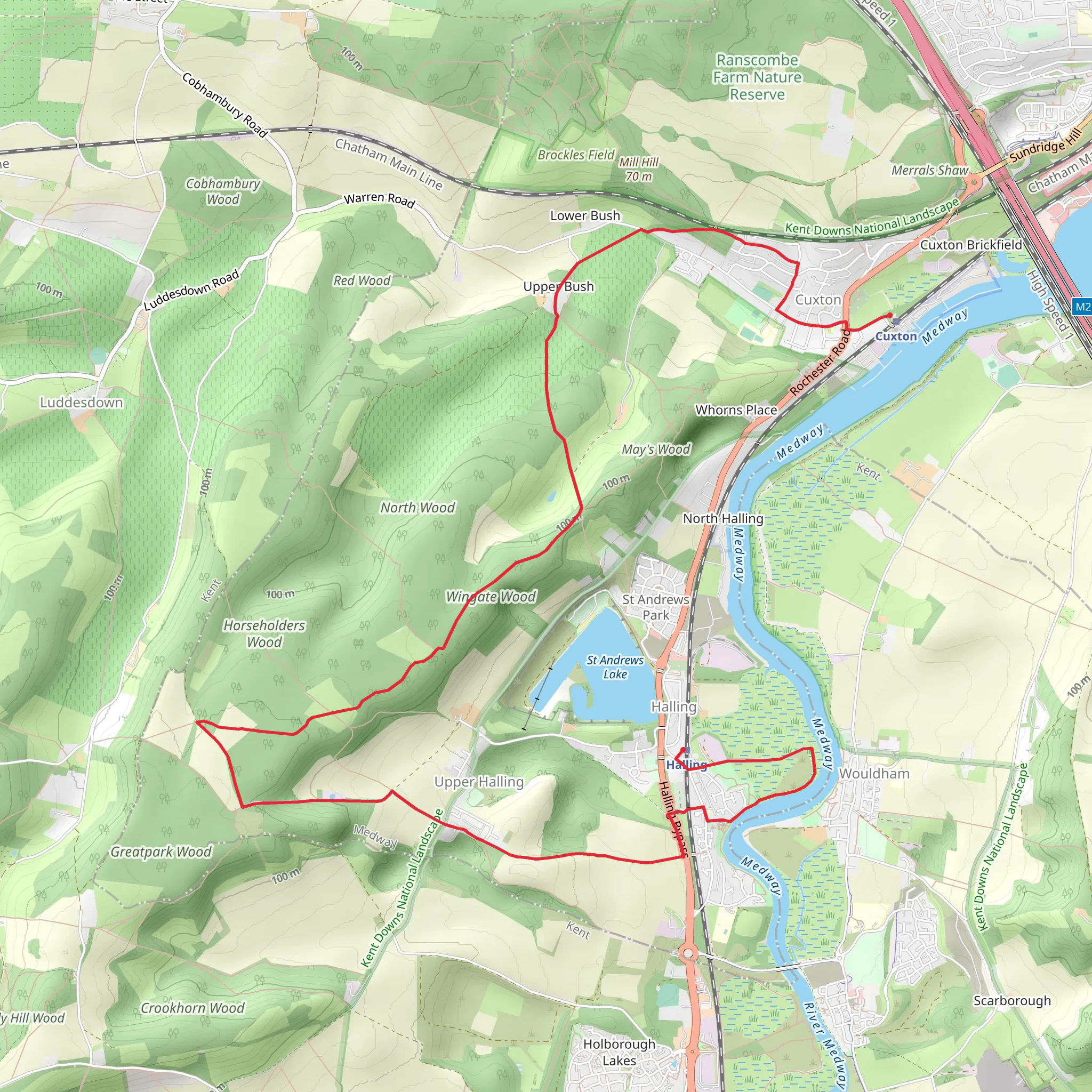 Halling mobile static map