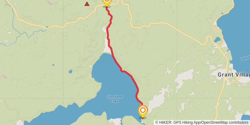 DeLacy Creek Trail stage 2 Map