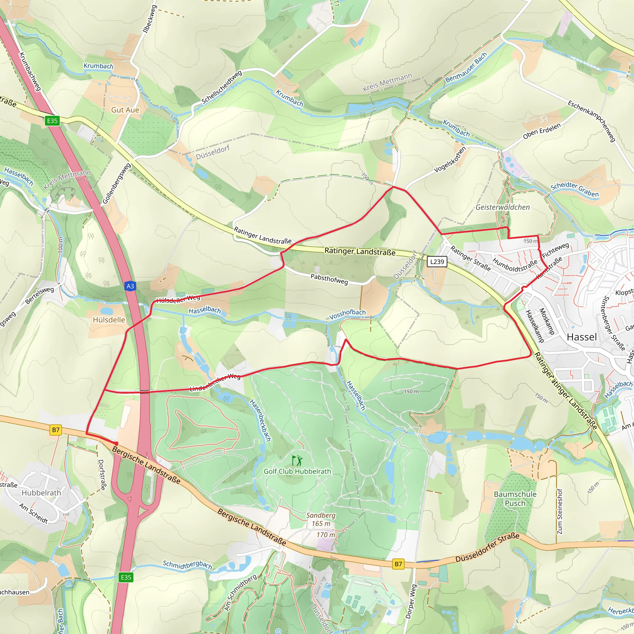 Lindenbecker Weg mobile static map