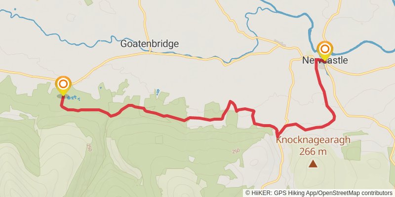 Knockmealdown Trails - Knockmealdown Trail stage 2 Map