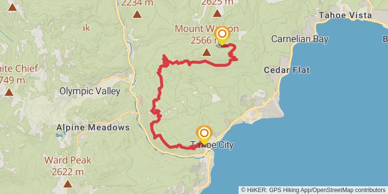 American Discovery Trail North Route stage 359 Map