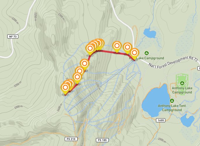 Ski- Holiday mobile static map