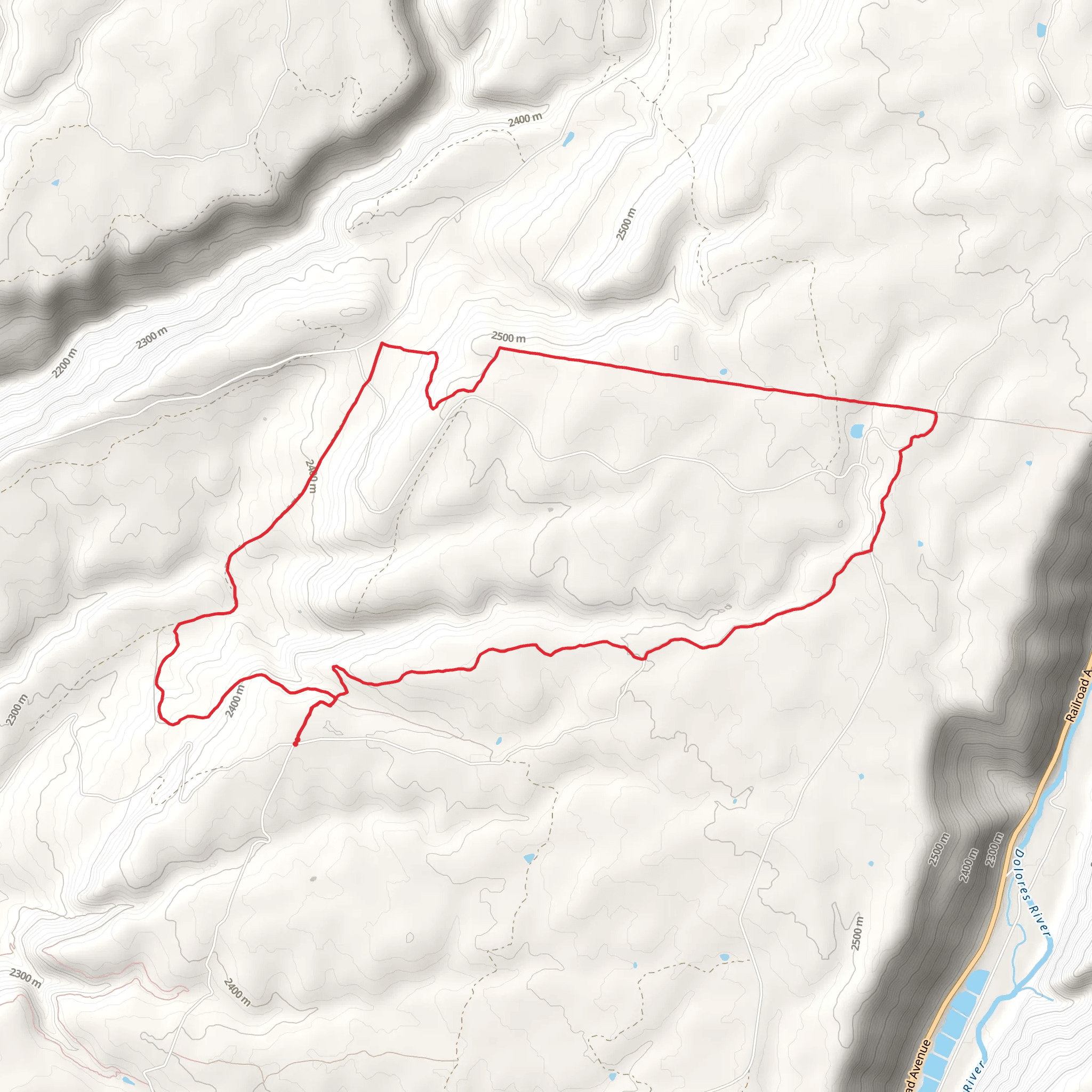 Boggy Upper Loop Trail mobile static map