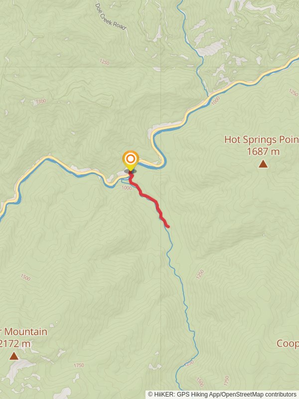 Warm Springs Creek from Lochsa River