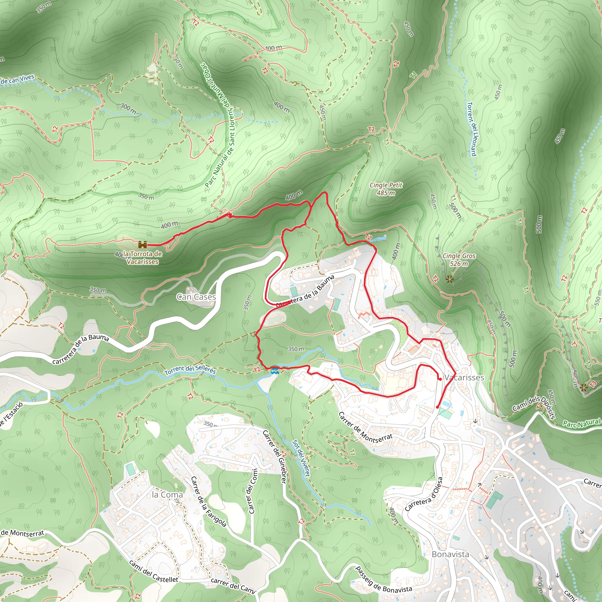The Vacarisses Turret SL C 51 mobile static map