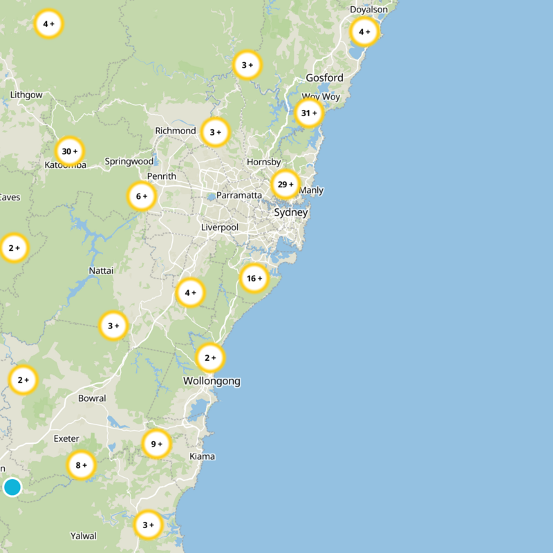 New South Wales Static Map