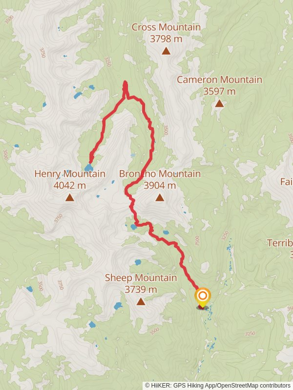 Henry Lake and South Lottis Trail