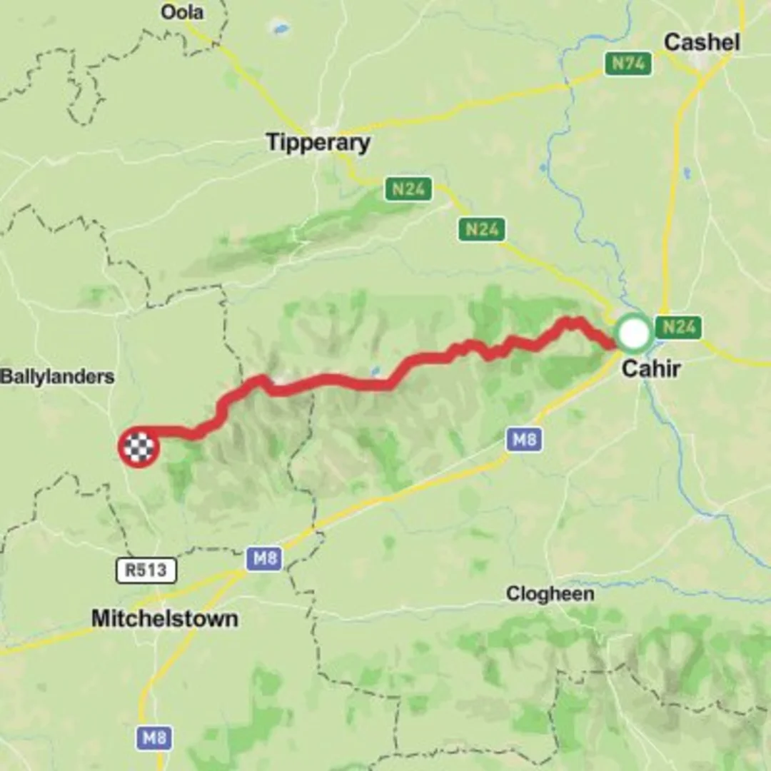 An image depicting the trail Galtee challenge and its surrounding area.