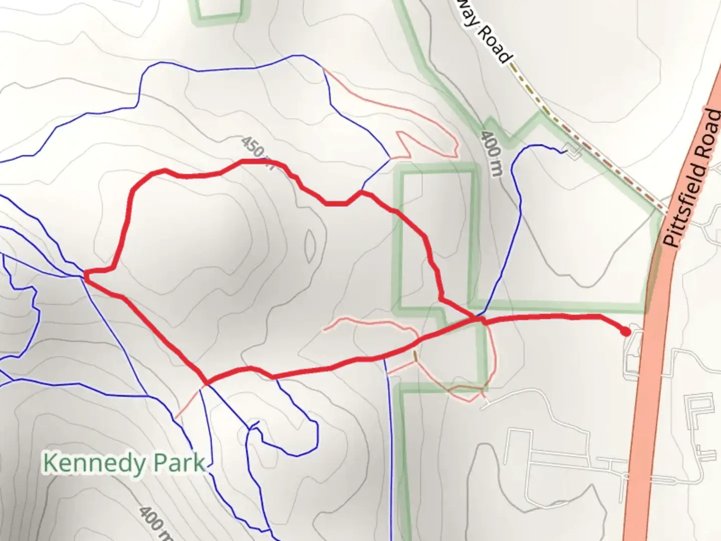 An image depicting the trail Aspinwall and Woolsey Loop and its surrounding area.