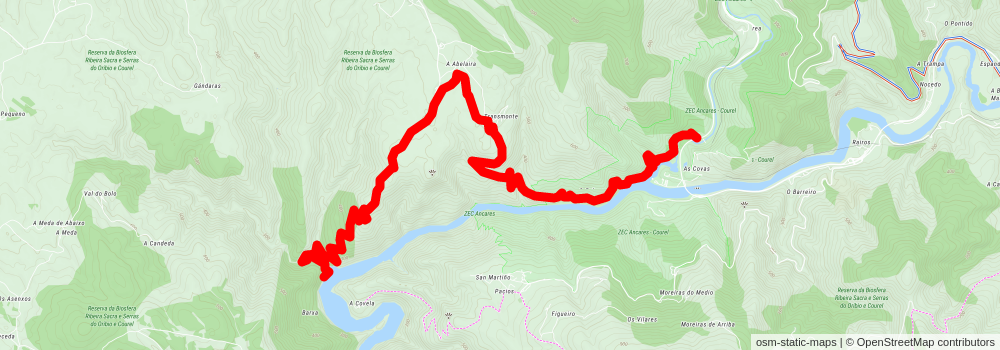 PR G 157 – Roteiro Augas Mestas - Doade stage 2 Map