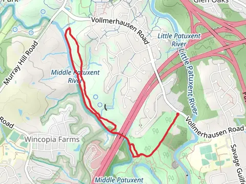 Red, White and Orange Loop Trail