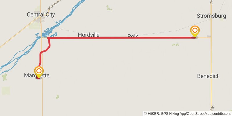 American Discovery Trail - North stage 52 Map