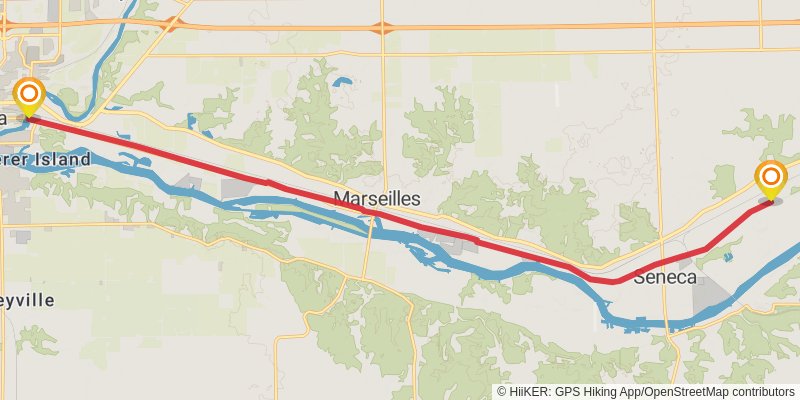 American Discovery Trail North Route stage 116 Map