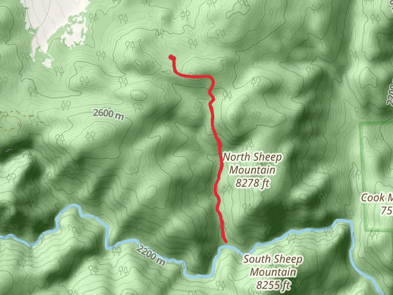 North Sheep Mountain Trail