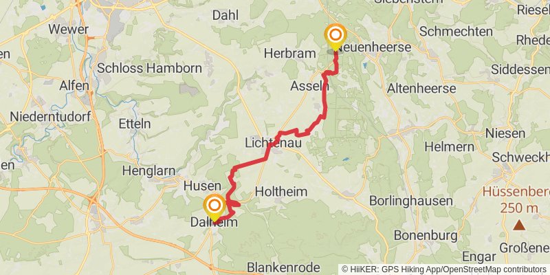 Sintfeld-Höhenweg stage 3 Map
