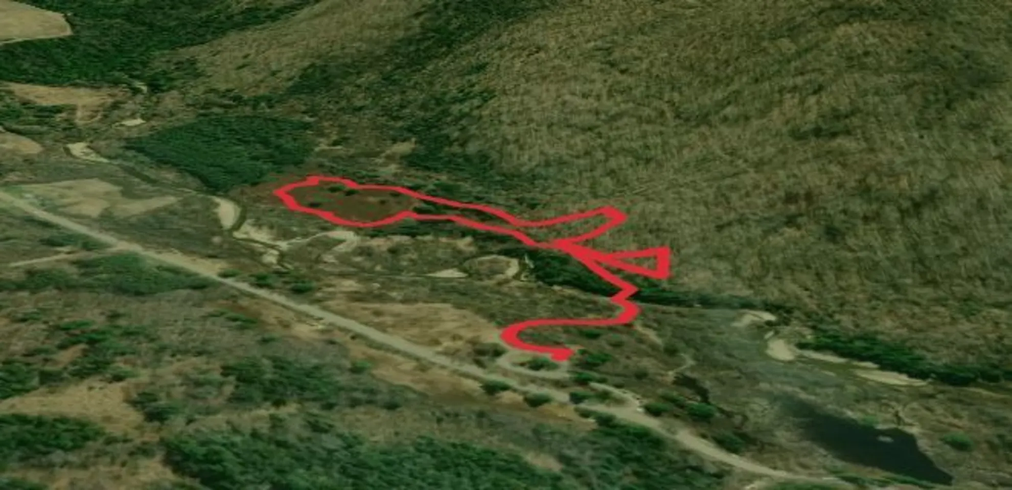 An image depicting the trail Robert Frost Upland Trail and its surrounding area.