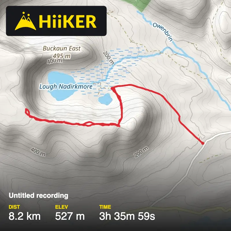 A map preview of the recording Untitled recording.