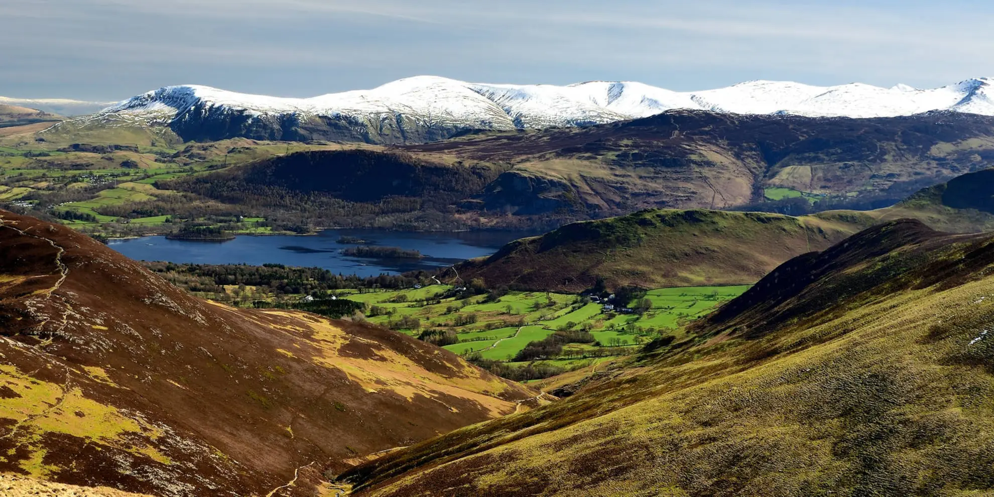 An image depicting the trail Outerside and Stile End and its surrounding area.