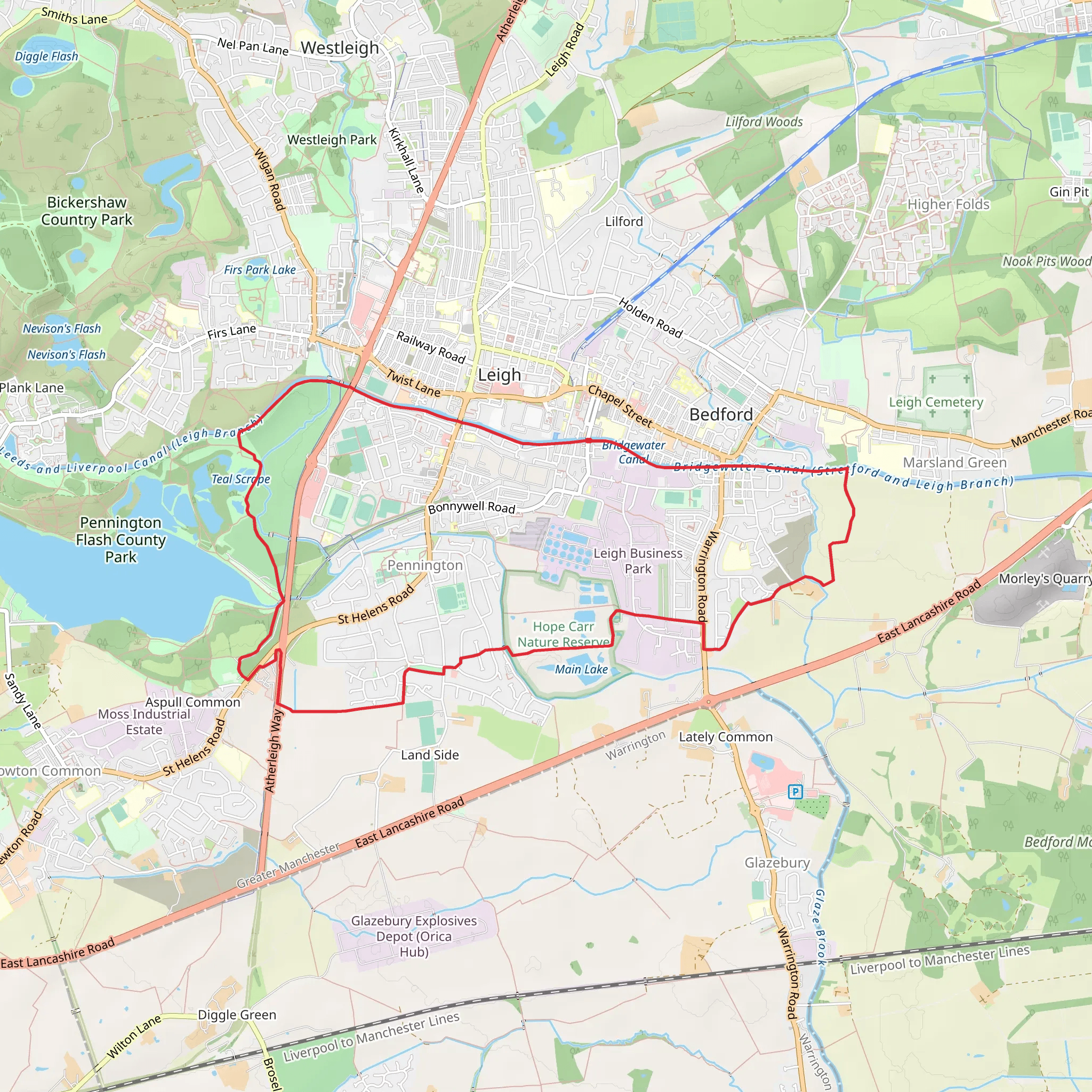 Leigh Loop mobile static map