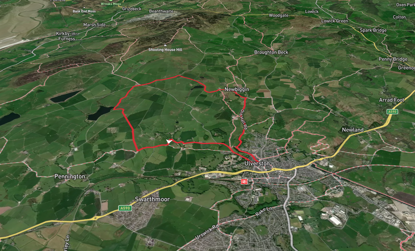 Pennington Reservoir and Knotallow Tarn Loop