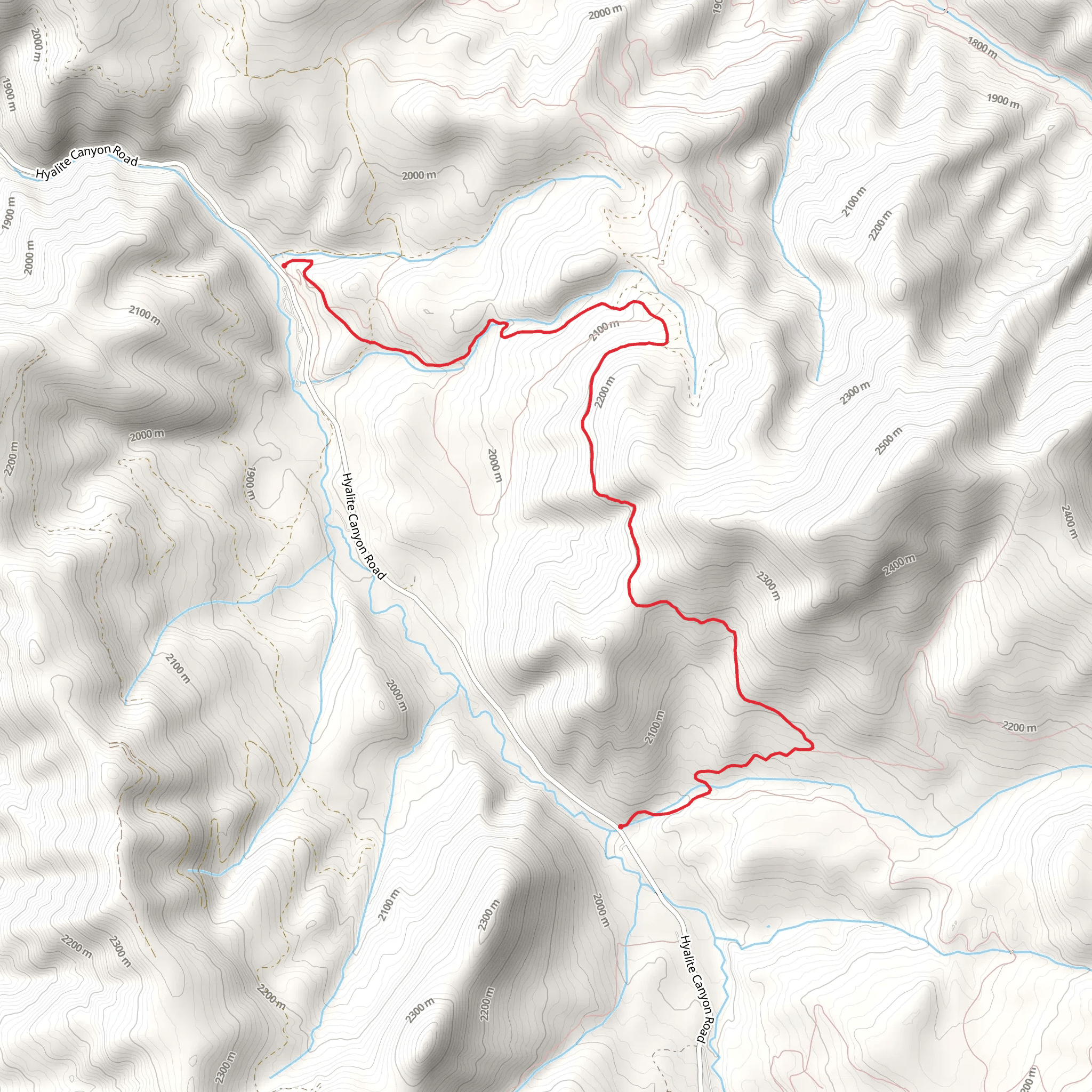 Moser Lick Trail mobile static map